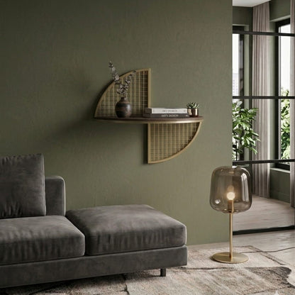 Modern Asymmetrical Wall Shelf