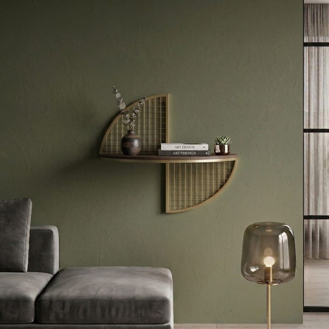 Modern Asymmetrical Wall Shelf